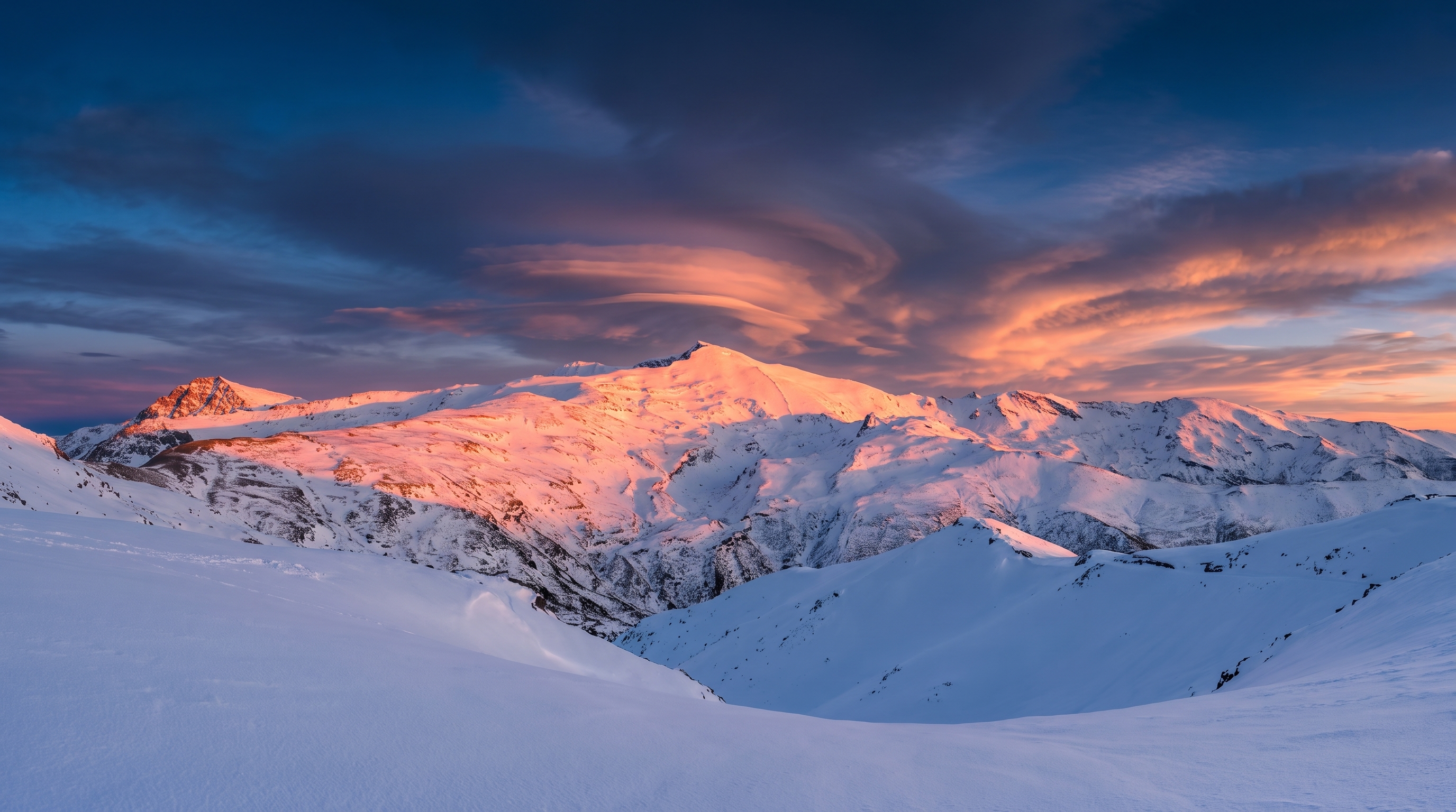 Vista panorámica de Sierra Nevada